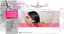 Desktop Screenshot of institut-beautyqueen.fr
