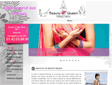 Tablet Screenshot of institut-beautyqueen.fr